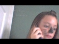 Me talking to Diana on my phone
