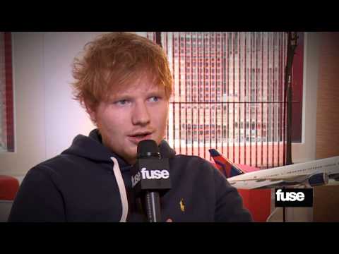 Ed Sheeran on Taylor Swift's Boyfriends & Dissing Selena Gomez @ Delta T4X Pop Up
