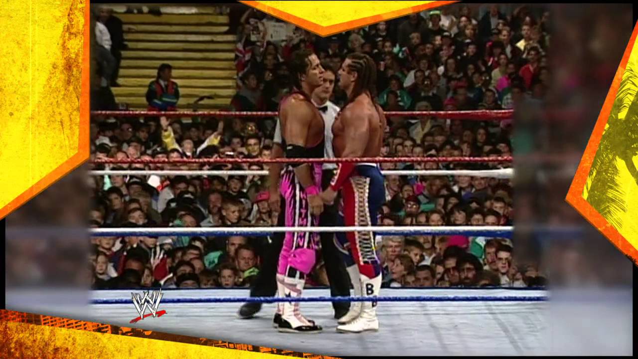 SummerSlam Moments: 1992 British Bulldog vs. Bret Hart - YouTube