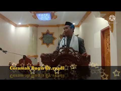 Ceramah Bugis Ustadz Syadi di Mesjid Raya Rappang Kabupaten Sidrap
