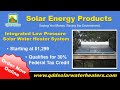 QDD Solar - Low Pressure Solar Water Heater System Installation