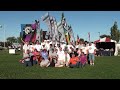 The Kite Performers pose at the Don Jacobs Toyota Frank Mots Kite Festival in Milwaukee