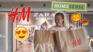 Shop With Me For Autumn 2023 Zara, H&M, Homesense Vlog
