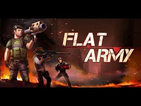FLAT ARMY PVP!! I'M THE FLAT ARMY GOD!! NEW MOBILE GAME