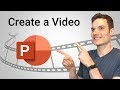 How to Make a Video in PowerPoint - ppt to video