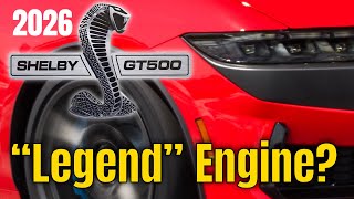 2026 Ford Mustang Shelby Gt500 Leak Legend Engine Revealed