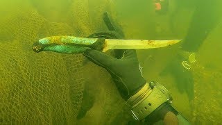 Found Knife Underwater in River While Scuba Diving for Interesting Finds! (Spotted Huge Fish) Found Knife Underwater in River While Scuba Diving for Interesting Finds! (Spotted Huge Fish)