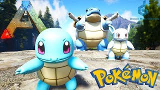SQUIRTLE, WARTORTLE, & BLASTOISE! - ROAD TO 151 POKEMON - ARKMON (Ark Modded Gameplay)