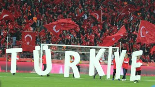 Turkiye 2-0 Fransa Maç Sonu Coşku 4K! (Fransa tribününden)
