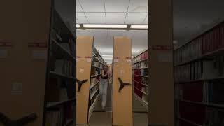 Squeezing Through Closing Library Shelves