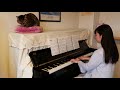 卒業ソング『桜の木になろう』  AKB48    ピアノ    ～ 猫と一緒～