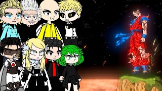 S-Cl Heroes Saitama React To Goku Dragon Ball X Opm