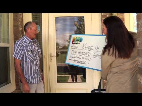Prize Surprise - $500,000 Illustrious Luxury 2nd Chance Winner! - We surprised Kenneth K. at his home in Brighton with a $500,000 check for winning our 2nd Chance Drawing for Illustrious Luxury / Everlasting Grandeur! Congratulations, Kenneth!