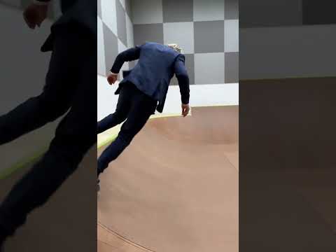 Best bowl skating - in suit n tie!