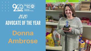 2020 Advocate Of The Year - Donna Ambrose