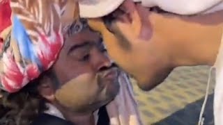 Arabic Fan Give Me Traditional Kiss Kiss Scene With Fan Kissing Tiktoker In Dubai Mrbeast