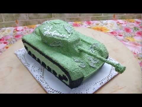 Торт с мастикой своими руками танк из 776