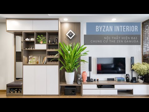 Giải pháp không gian nội thất hiện đại | Chung cư 95m2 The Zen Gamuda | Nội thất Byzan
