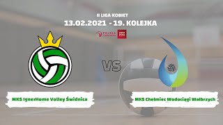 MKS IgnerHome Volley Świdnica vs. MKS Chełmiec Wodociągi Wałbrzych (2. Liga Kobiet) - LIVE