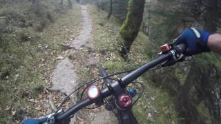 Walchensee-descent from Glaswandscharte with crash