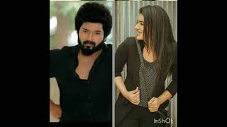 Shabana And Karthik Unthan Rasigai Song Edit Cute Photos