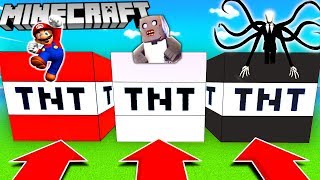 NIE WYBIERZ ZŁEGO TNT (MARIO, GRANNY, SLENDERMAN) MINECRAFT MATRUNER | MATI I LUCY