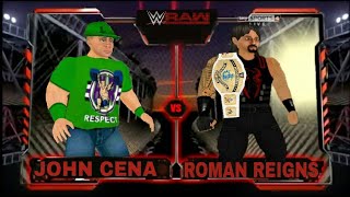 Wr3D John Cena Vs Roman Reigns In Raw