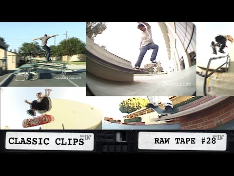 Raw Skateboarding Mini DV Tape #28 Classic Clips Scott Kane Brandon Euan Stacey Lowery