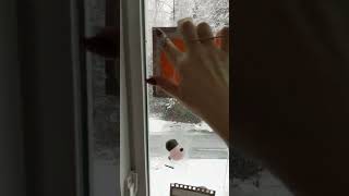 Asmr But...i Taped Items To A Snowy Window