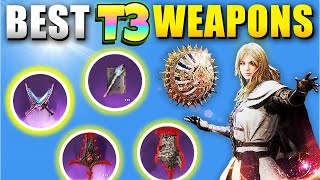 Throne And Liberty All Tier 3 Weapons Best T3 Weapons In Throne And Liberty