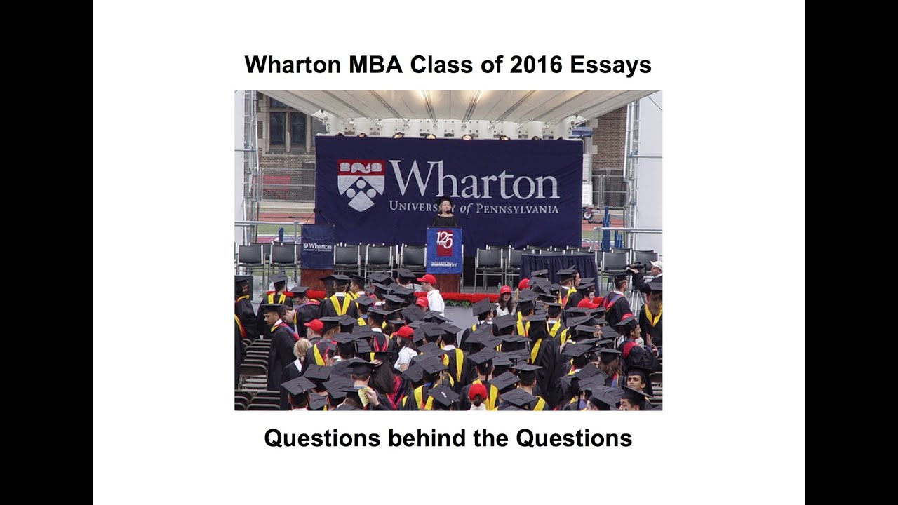 Wharton Mba Essays