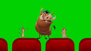 Timon And Pumbaa Rewind Green Screen