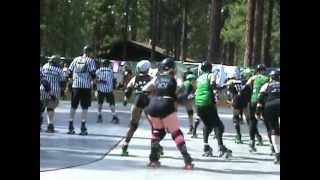 Port City Roller Girls Delta Sirens Sneaky Reaper Vs. Tahoe Derby Dames