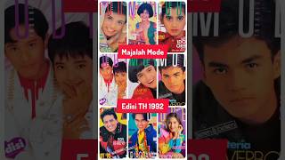 Majalah Mode Edisi Tahun 1992 Cover Selebritis Tahun 90An