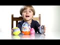 4 different Surprise Eggs Barbie Egg, Toy Story Egg, Kinder Surprise Maxi Christmas, Spider Man Egg