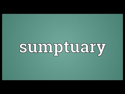Header of sumptuary