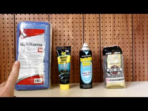 How to remove hard water spots from your vehicle's window