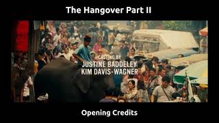 The Hangover Part Ii 2011 Opening Credits