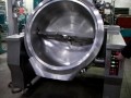 Video ~250 Ltr Tilting Kettle Tank with Scraped Surface Gate-Type Mixer