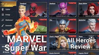 Marvel Super War - New Game All Heroes Review, Netease Moba