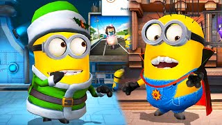 Minion Rush Old Version - Green Santa And Vampire Minions Levels 286,287