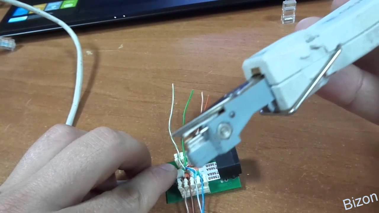 Установка сетевых розеток rj-45 своими руками 30