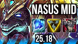Nasus Vs Yasuo Mid Euw Master 25.18