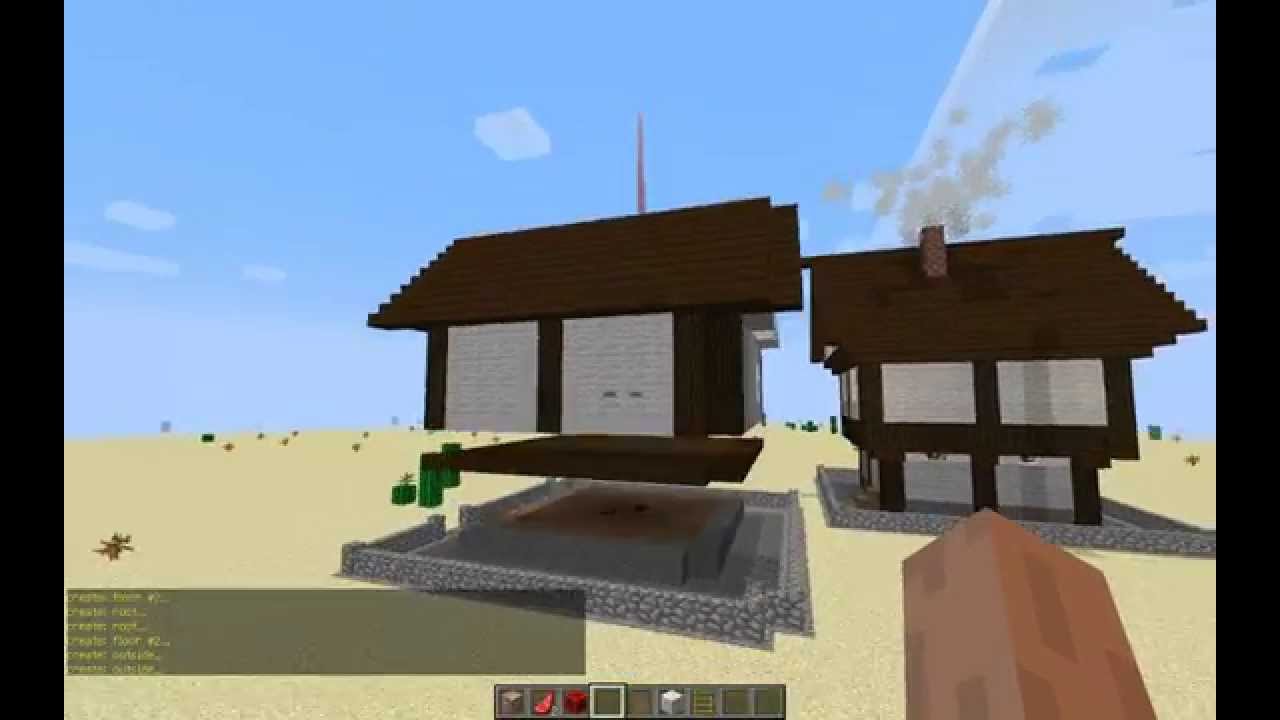 Как сделать красивый дом за 10 сек в Minecraft без модов ! - YouTube