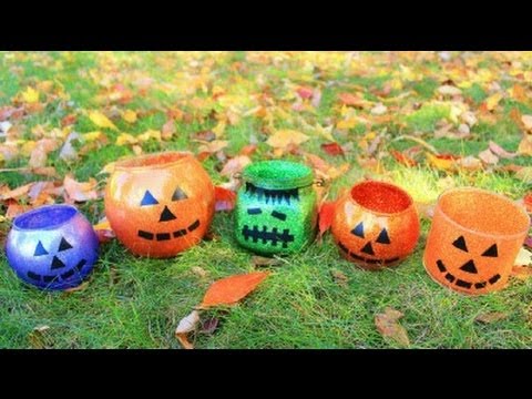 Glitter room diy  decor DIY  ~ Room jars Jars YouTube  Decor Halloween