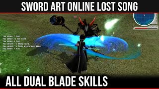 All Dual Blade Weapon Skills & Gameplay in SAO: Lost Song
