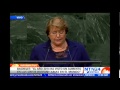 Bachelet asegura en ONU que Ébola, crisis en Ucrania y el EI son temas que afectan a todo el mundo