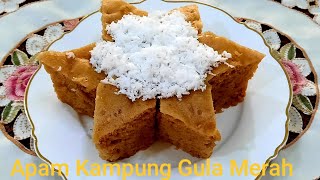 Apam Kampung Gula Merah Sukatan Cawan Je