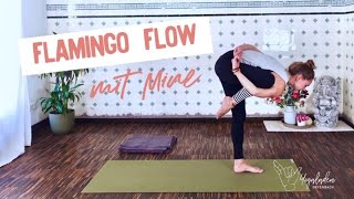 50 Min. Vinyasa Yoga - Flamingo Flow mit Mine
