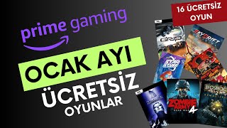 Amazon Prime Gaming Ocak 2025 Ücretsi̇z Oyunlar